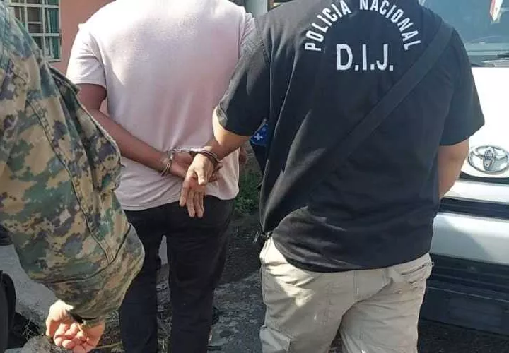 Uno de los aprehendidos./Foto: Ministerio Público