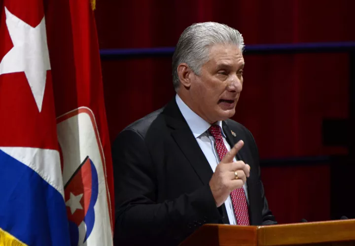 Imagen de archivo del presidente de Cuba, Miguel Díaz-Canel. EFE