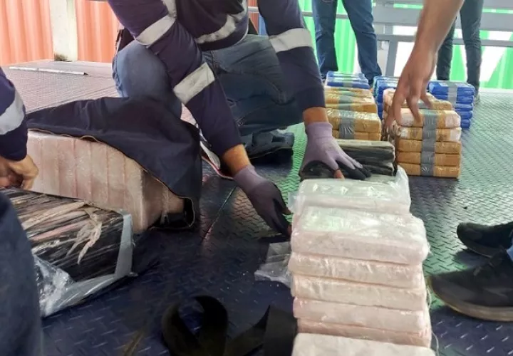 El contenedor procedía de Colombia y tenía como destino Alemania.