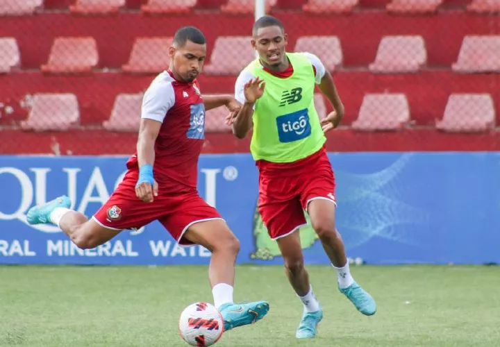 Entrenamiento de ayer de la Selección Sub-20 de Fútbol de Panamá en el estadio Luis Ernesto ‘Cascarita’ Tapia. Foto: Fepafut