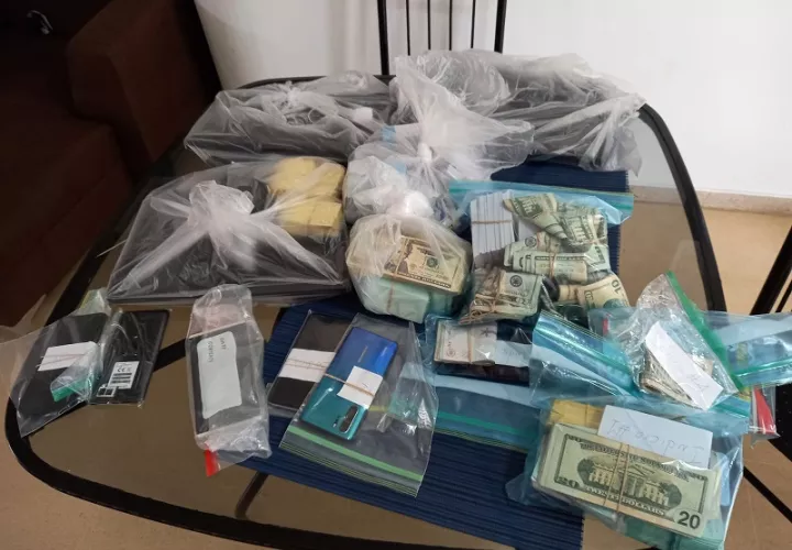 El allanamiento se realizó en una casa en Colinas del Golf.