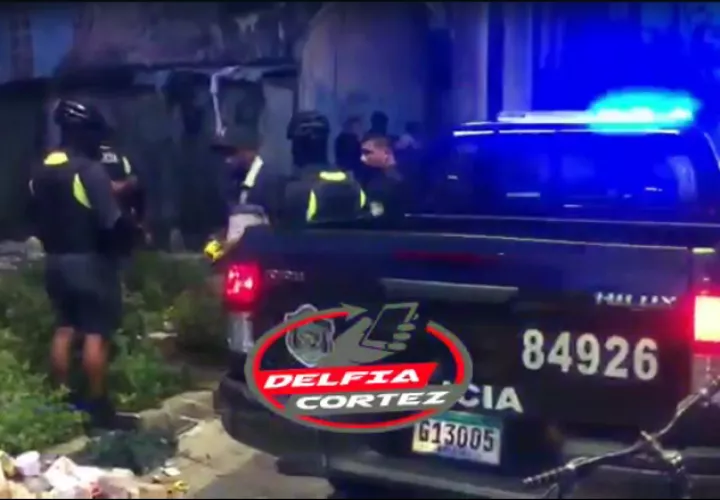 La Policía Nacional llegó al lugar.