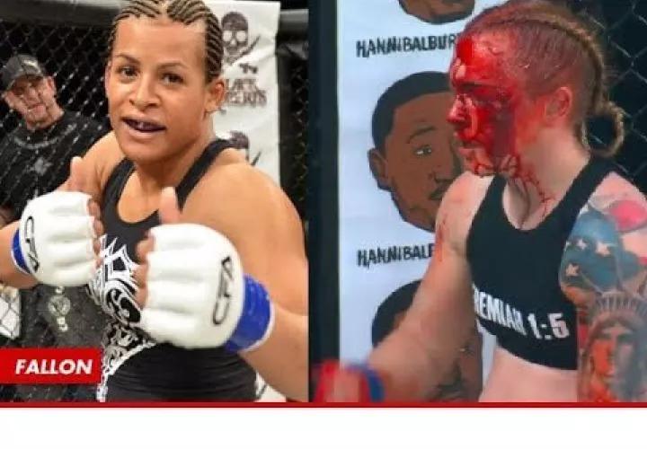 El atleta transgénero Fallone Fox causó polémica tras destrozar a su rival femenina Tamikka Brents, en un combate de Artes Marciales Mixtas. /EFE