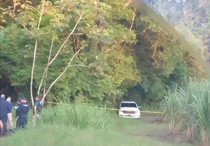 El cadáver fue ubicado en medio de un paraje solitario.