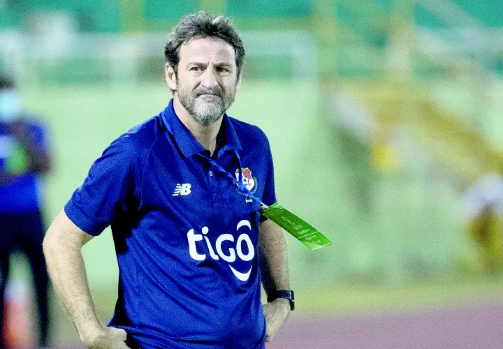 Thomas Christiansen, técnico de la selección mayor de Panamá. Foto: EFE