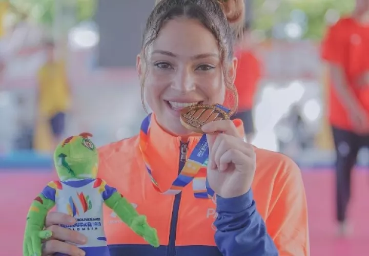 Carolena Carstens, atleta del taekwondo. Foto: COP