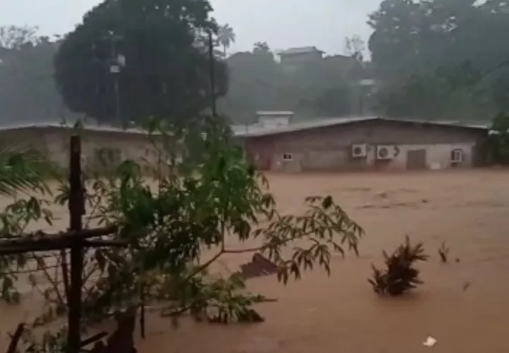 Varios comercios y viviendas se vieron afectados con el ingreso del agua.
