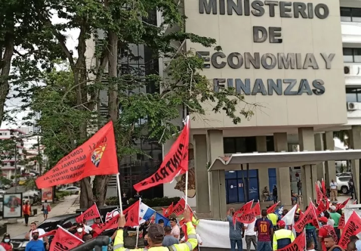 La protesta se realizó de manera pacífica.