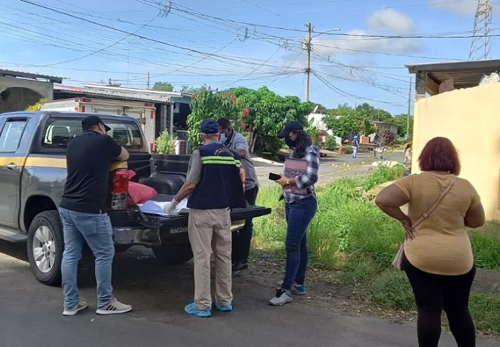 Vista general de la escena del crimen. Foto: Alexander Santamaría