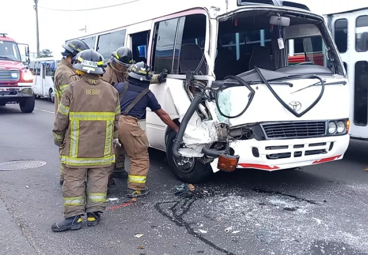 El accidente se registró en la Avenida de Las Américas, en La Chorrera.