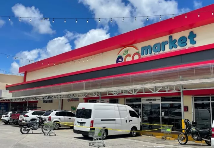 Vista de la escena del asalto. Foto: @mifavorita.com.pa