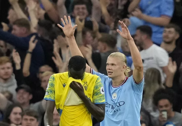 Haaland ha anotado dos 'hat tricks' consecutivos. Foto: EFE