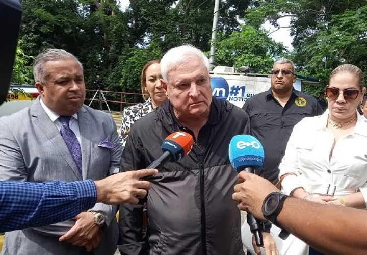 Ricardo Martinelli espera enfrentarse a Gaby Carrizo en las urnas. Foto: Víctor Arosemena.