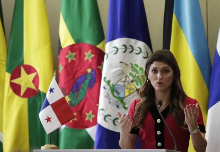 Canciller de Panamá, Erika Mouynes. Foto: EFE Archivo