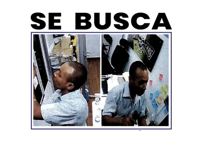 Si lo ha visto, denúncielo, lo buscan por hurto agravado.