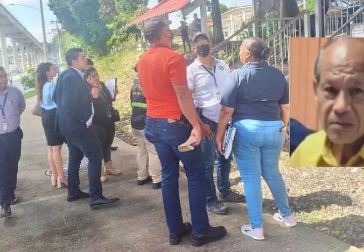 Los investigadores recorrieron el puente peatonal y las demás áreas por las que pasó el peruano.