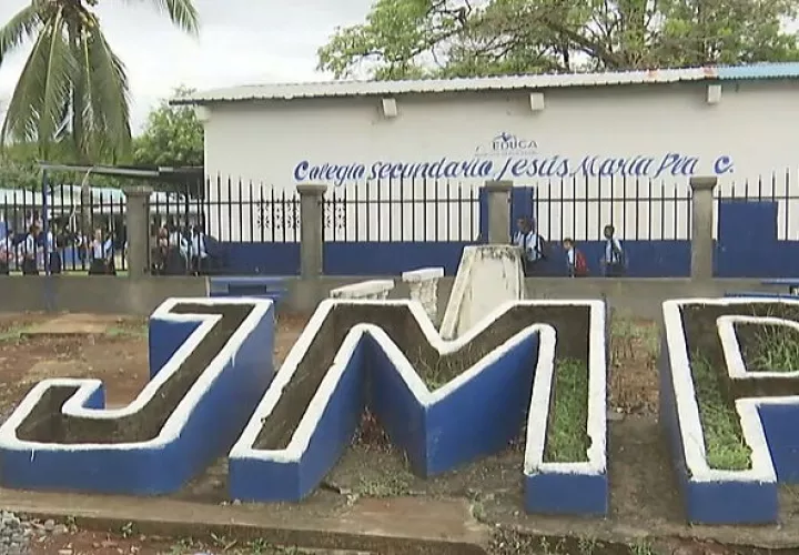 Colegio Jesús Maria Pla, ubicado en Gualaca.