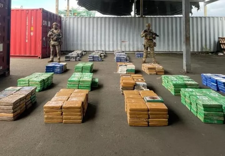 La droga iba a ser enviada a España.