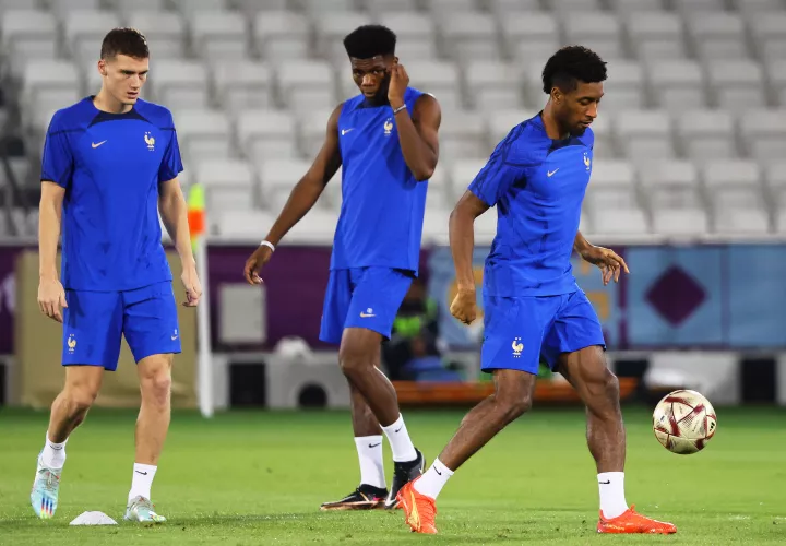 Kingsley Coman (izq.) /Foto