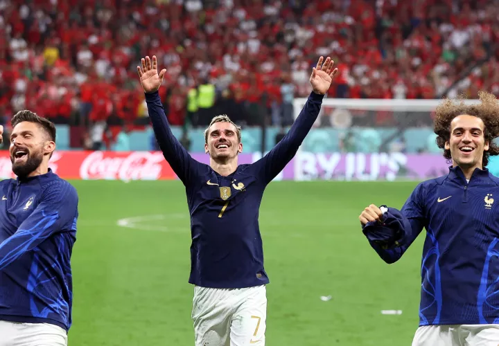 Antoine Griezmann (C), el mejor jugador de Francia en el Mundial. /EFE