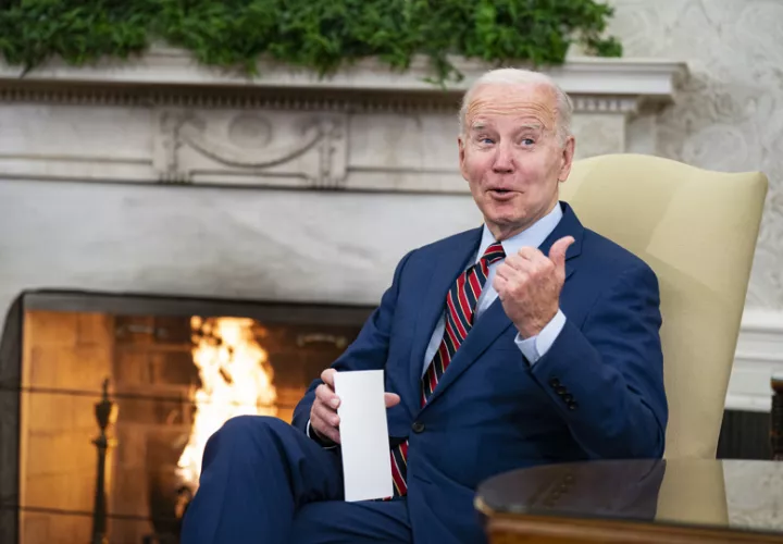 Foto de archivo del presidente de EE.UU. Joe Biden. EF