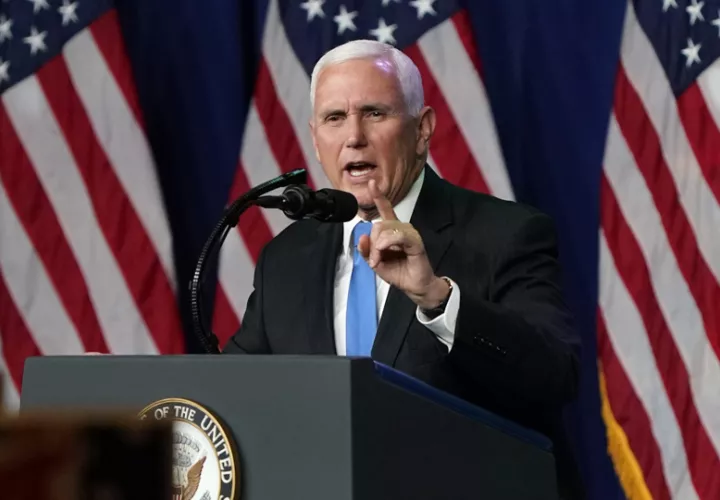 El exvicepresidente de EE.UU. Mike Pence, en una fotografía de archivo. EFE
