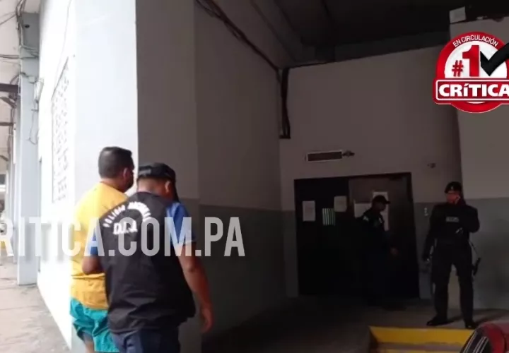 Sospechoso del crimen del estilista colombiano.  (Foto-Video: Leandro Ortíz)