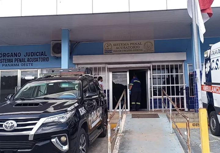 La audiencia se realiza en la sede del Sistema Penal Acusatorio de Panamá Oeste.