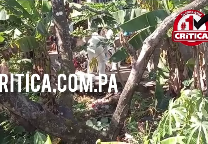 Escena del hecho ocurrido en Tierra Prometida, Alcalde Díaz.  (Foto-Video: Landro Ortíz)