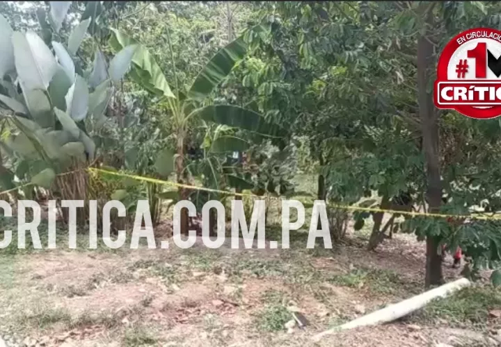 Escena donde fue ubicado en cuerpo.  (Foto-Video: Landro Ortíz)