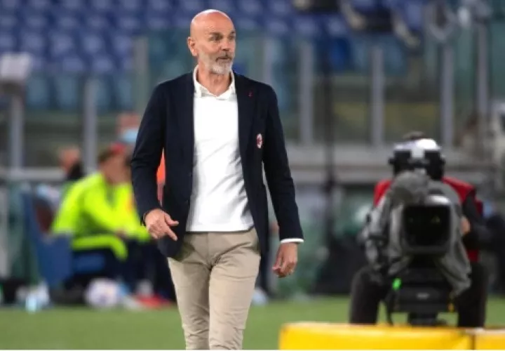 Stefano Pioli, técnico del AC Milan.