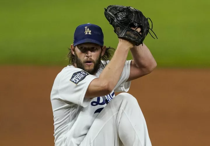 Clayton Kershaw, lanzador de los Dodgers de Los Angeles. Foto: EFE