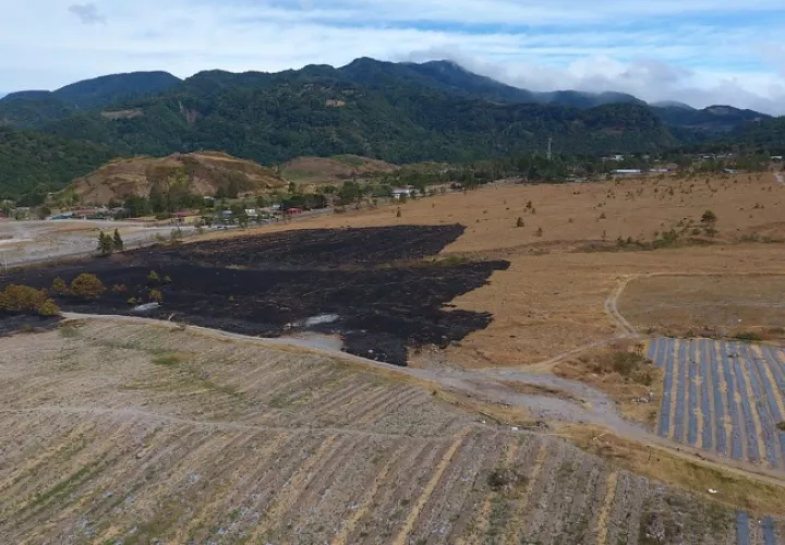 El incendio en el Parque Nacional Volcán Barú afectó once hectáreas de terreno.