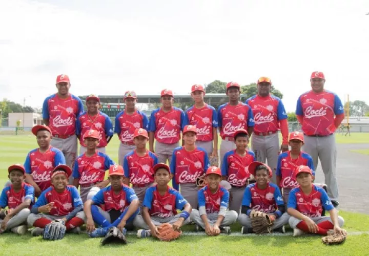 Equipo de Coclé de la categoría U-12. Foto: Fedebeis