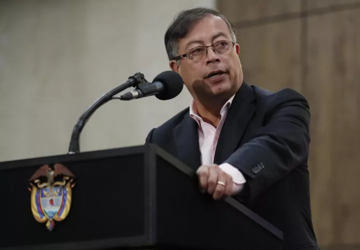 El presidente de Colombia, Gustavo Peteo