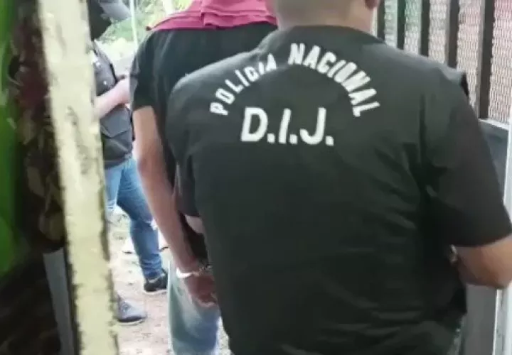 Captura del sospechoso en La Providencia, Colón.