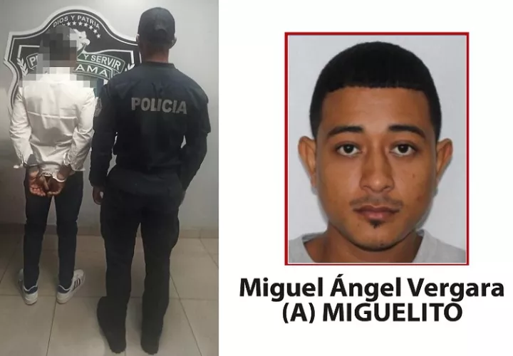 Miguel Ángel Vergara, alias &quot;Miguelito&quot;,  era buscado por pandillerismo.