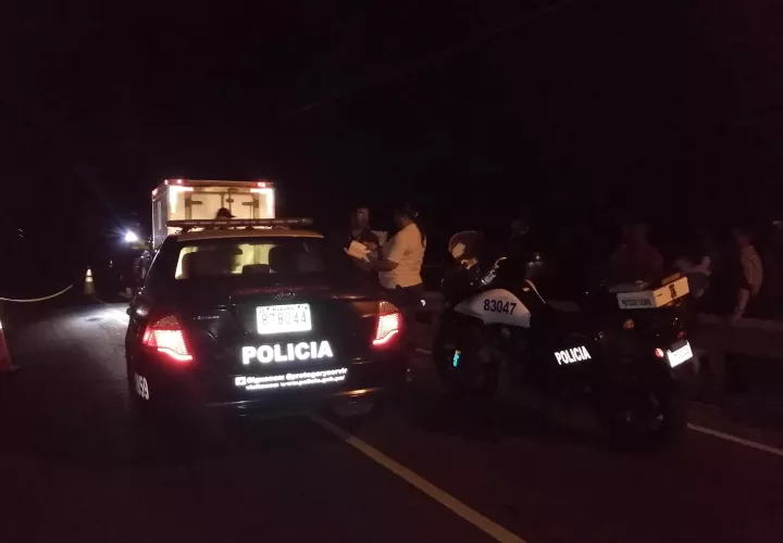 Escena del fatal accidente de tránsito.  (Foto: Eric Montenegro)