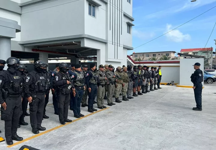 Más de 300 agentes custodiarán la provincia de Colón durante la Semana Santa.