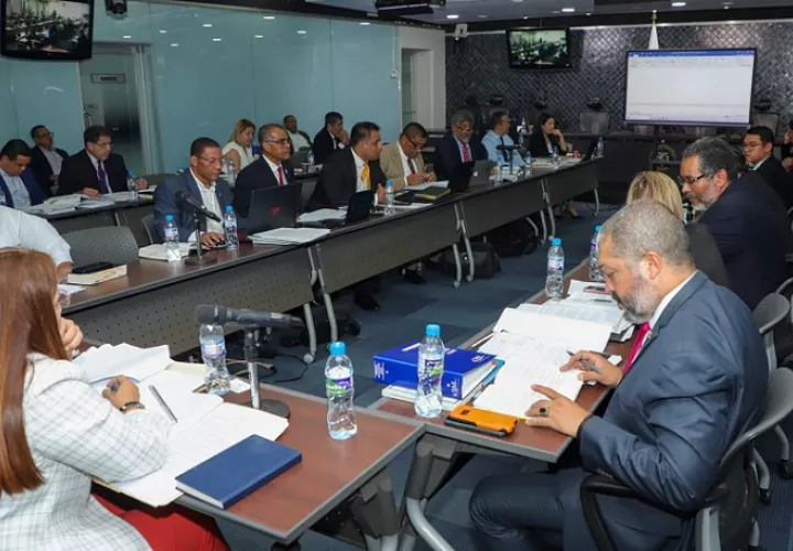 La discusión del proyecto de ley sobre extinción de dominio contó con la participación de abogados, sector privado, Fiscalía de Cuentas  Ministerio de Seguridad, Órgano Judicial, entre otros.