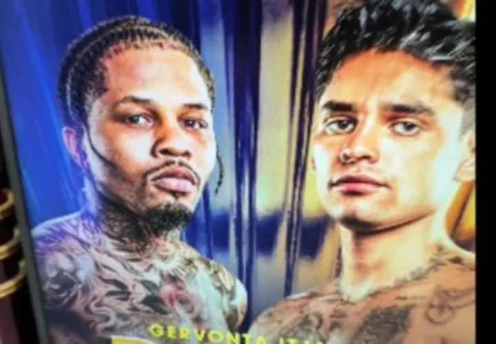 Gervonta Davis (izq.) y Ryan Garcia. 