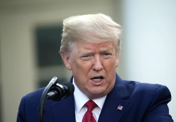 El expresidente de EE.UU. Donald Trump, en una fotografía de archivo. EFE