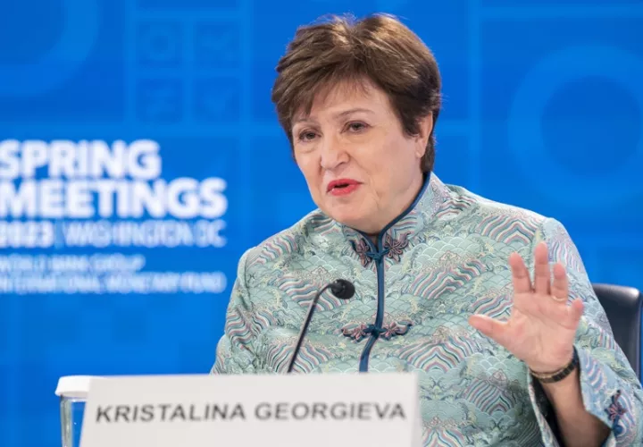 La directora gerente del Fondo Monetario Internacional (FMI), Kristalina Georgieva, en una fotografía de archivo. EFE