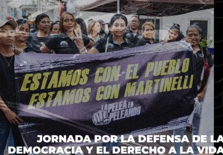 En defensa de la democracia y el derecho a la vida.