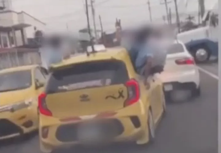 El hecho ocurrió ayer, martes, pero hoy el taxista fue ubicado y sancionado.