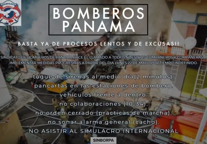 Acciones de fuerza de los bomberos.