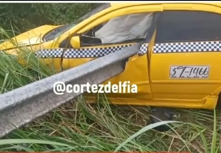 Así quedó el vehículo.  (Foto-Video: Delfia Cortez)