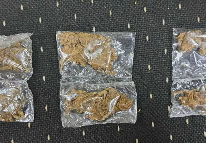 El estudiante tenía 6 sobres de marihuana.