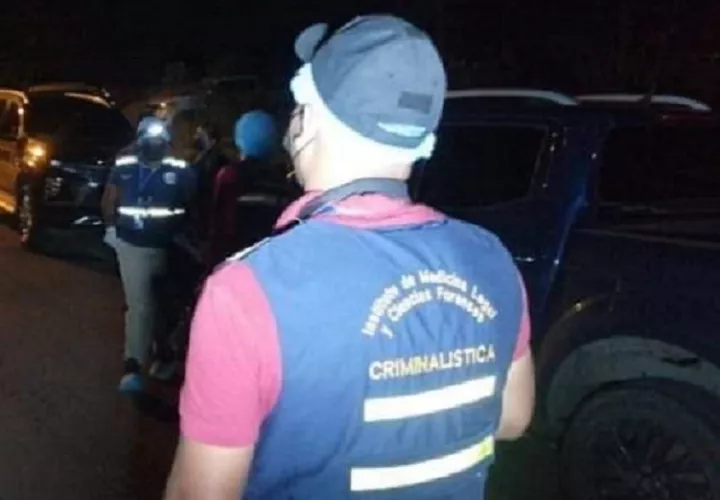 Vista general del área próxima a la escena del intento de asesinato.