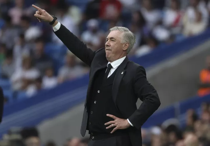 El entrenador del Real Madrid, Carlo Ancelotti. Foto: EFE